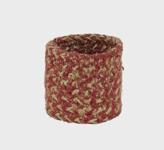 British Colour Standard Homewares British Colour Standard Jute Napkin Rings Guardsman Red