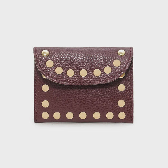 Cherry Paris Accessories Cherry Paris Leina Leather Purse Bordeaux