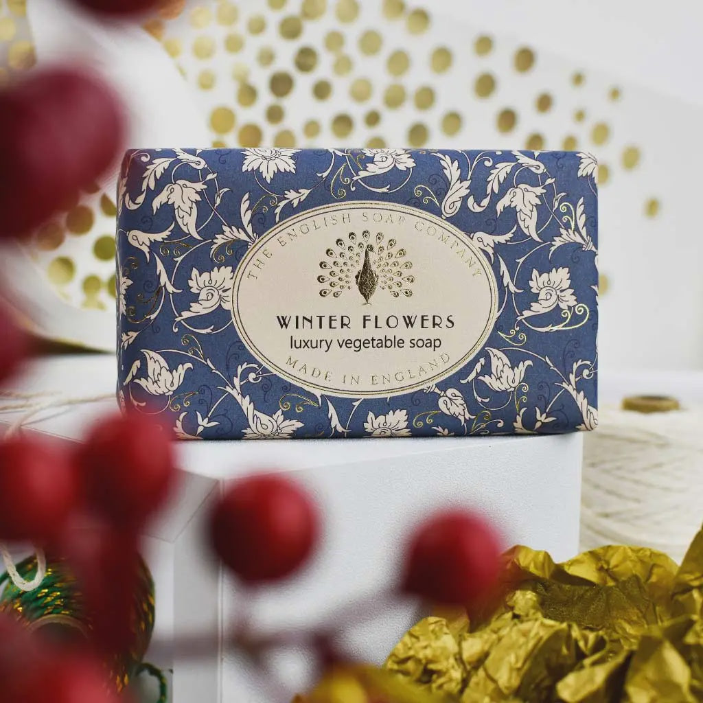 Winter Flowers Christmas Soap - Precious Sparkle