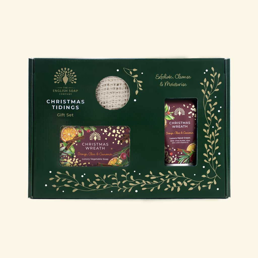Christmas Tidings Christmas Wreath Gift Set - Precious Sparkle