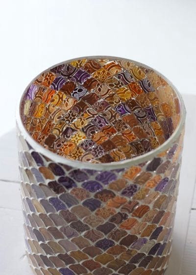 De Weldaad Homewares Funky Mosaic Tealight Medium