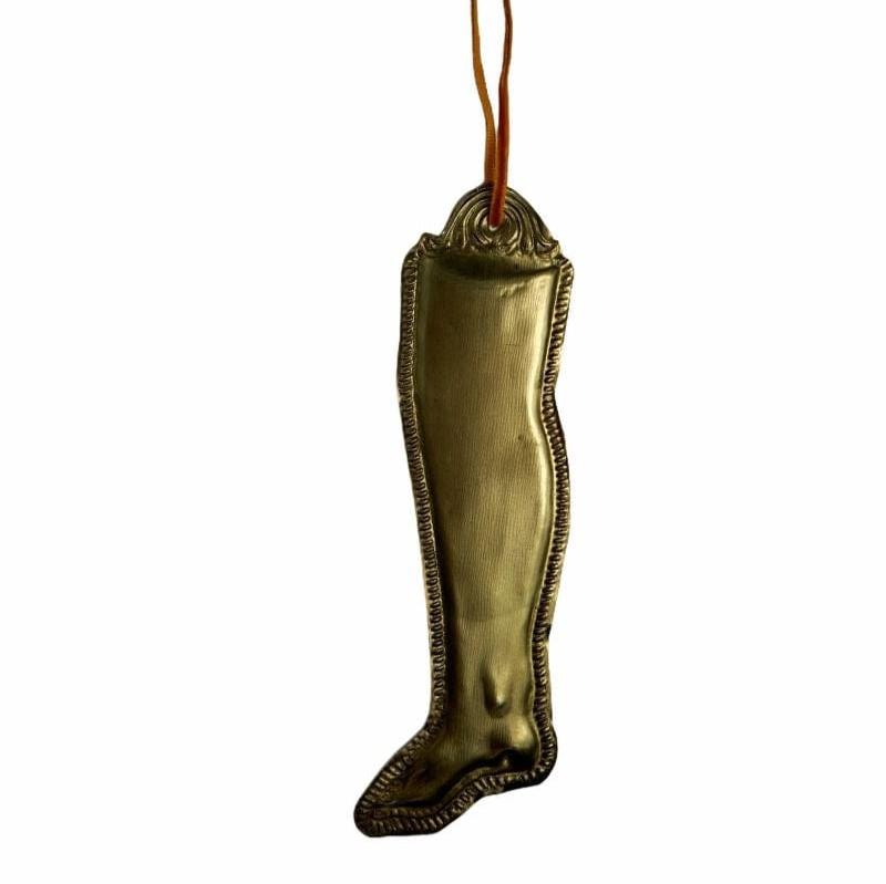 De Weldaad Homewares Leg Gold Metal Ornament