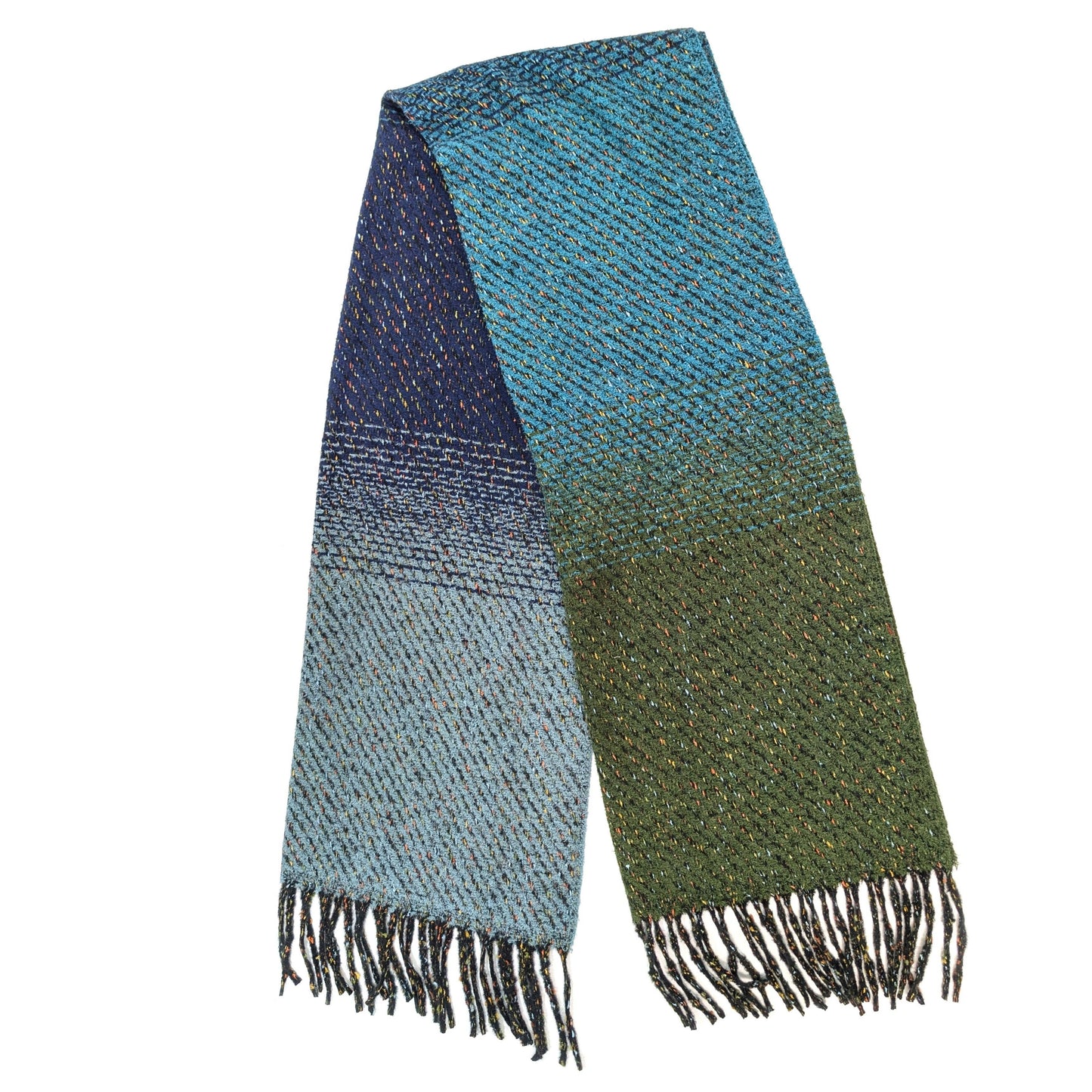 Sabe Speckled Thick Scarf Blue/Green