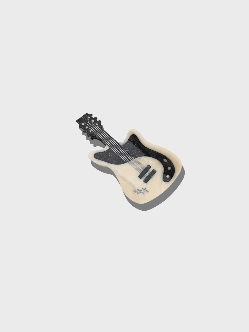 Electric Guitar Hair Claw Clip Hand-Painted - Precious Sparkle