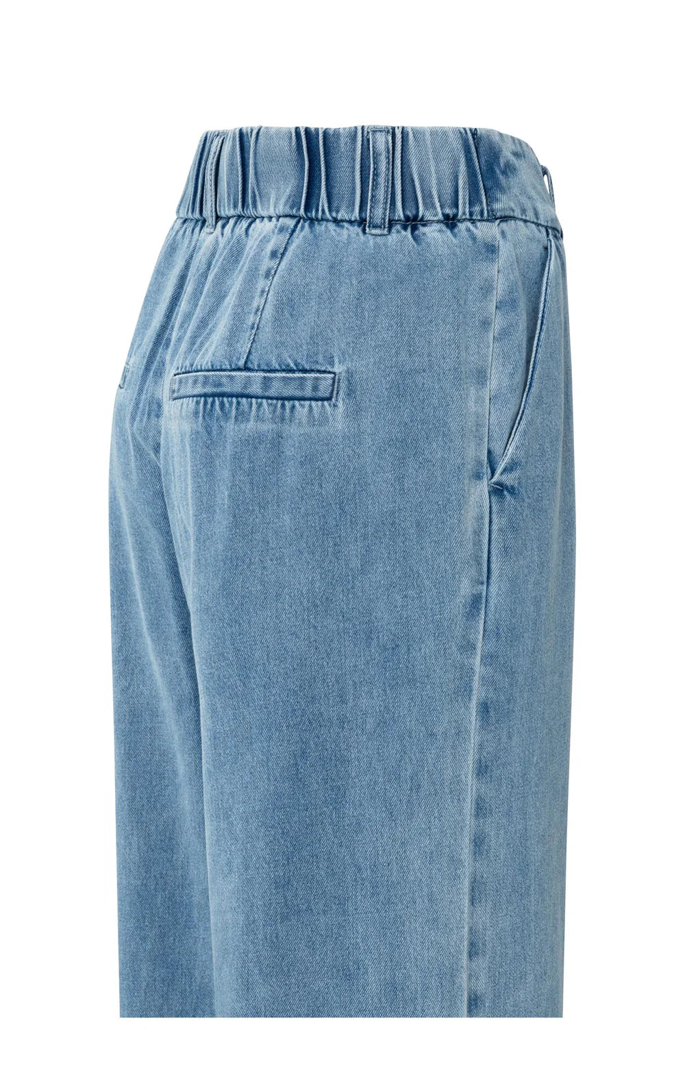 YAYA Denim Trousers with Turn-Ups