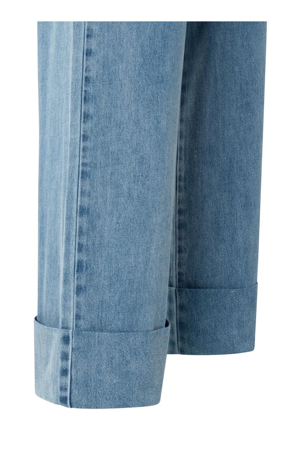 YAYA Denim Trousers with Turn-Ups