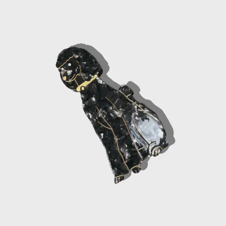 Poodle Dog Breed Claw Hair Clip