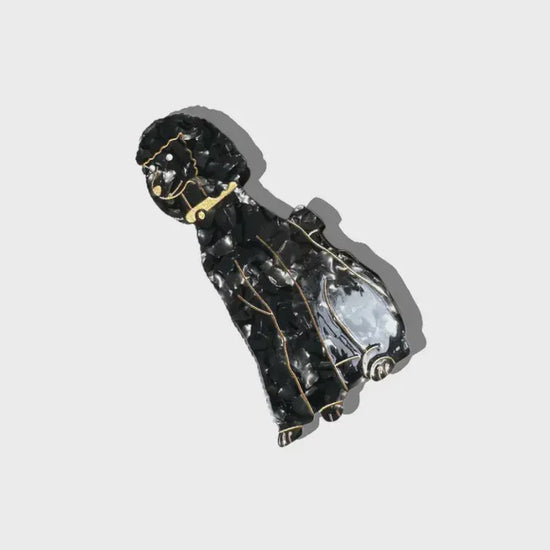 Poodle Dog Breed Claw Hair Clip