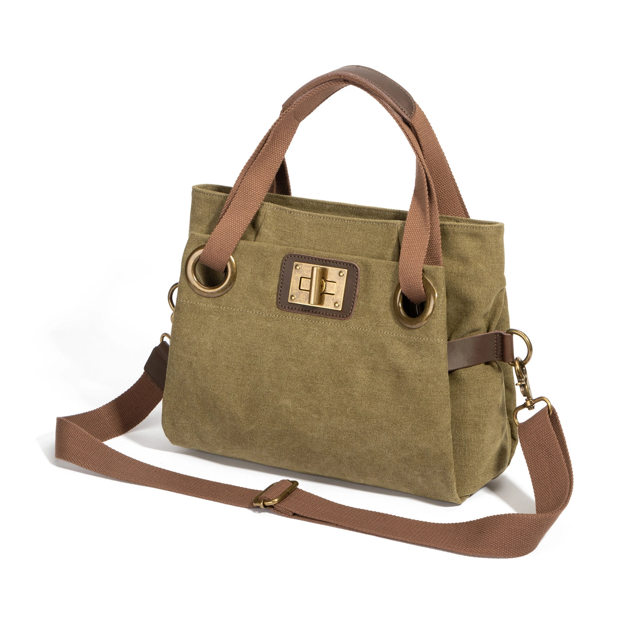 Zede Pont-Des-Arts Mini Bag Olive - Precious Sparkle
