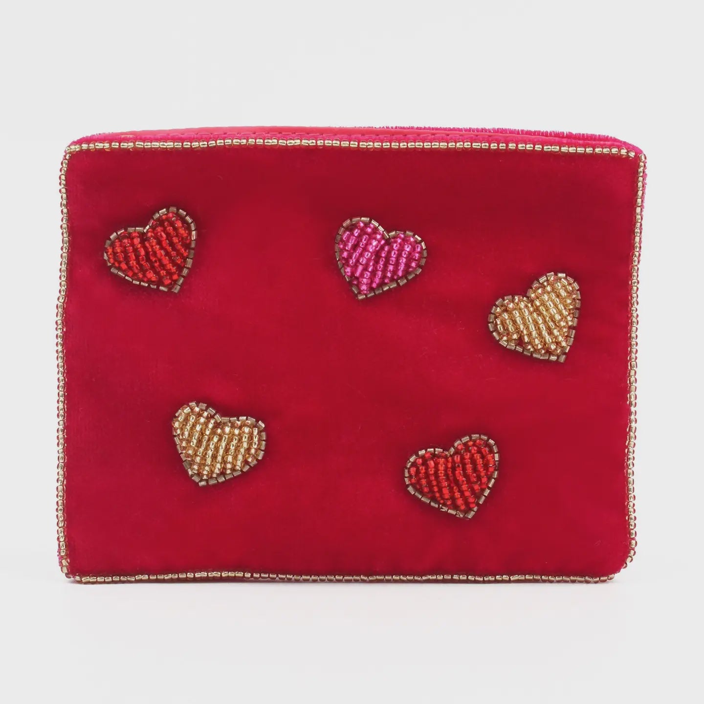 My Doris Multi Heart Small Pouch - Precious Sparkle