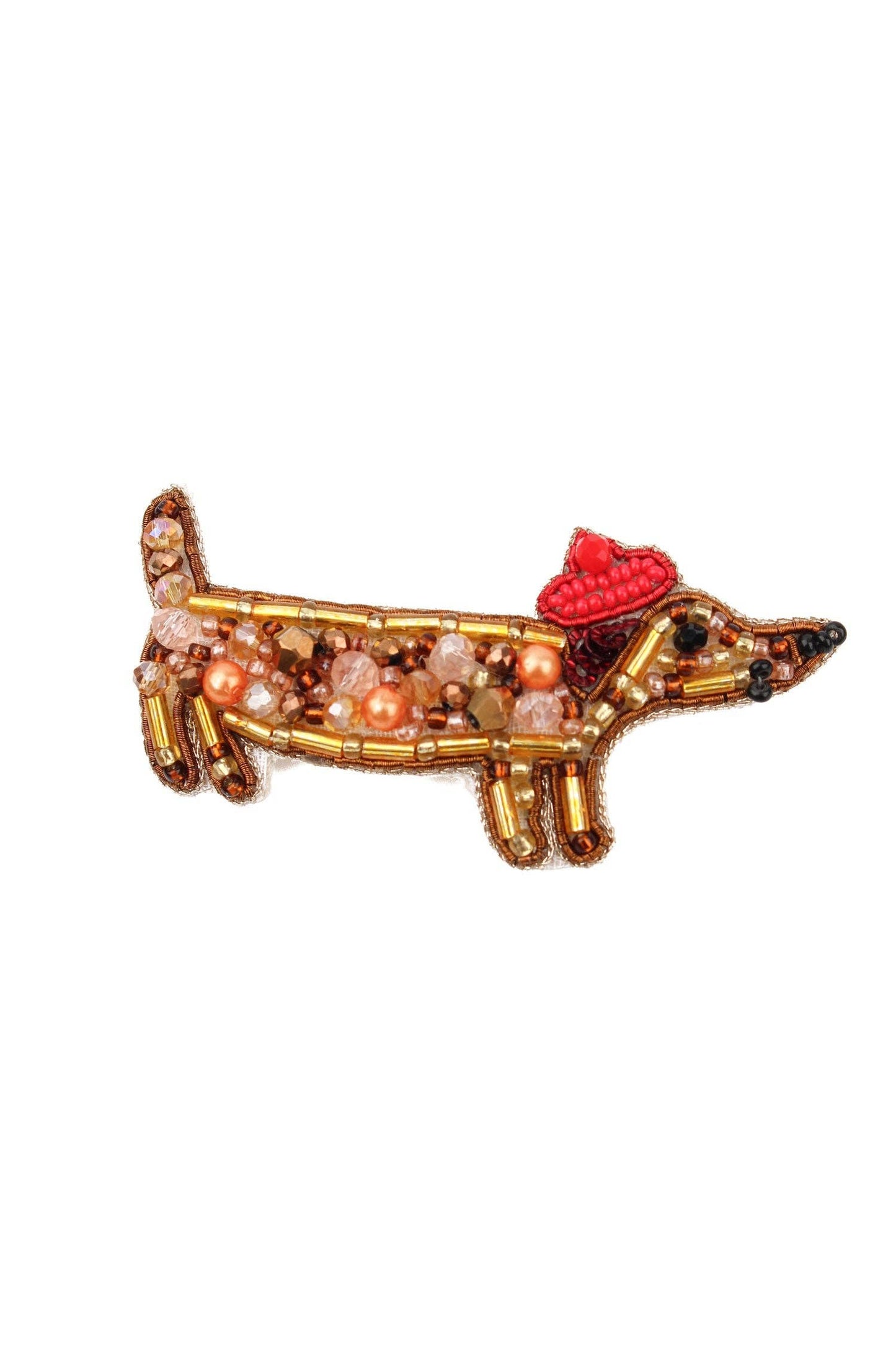 My Doris Sausage Dog Brooch