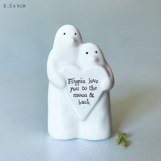 East of India Homewares East of India Animal Couple Penguins