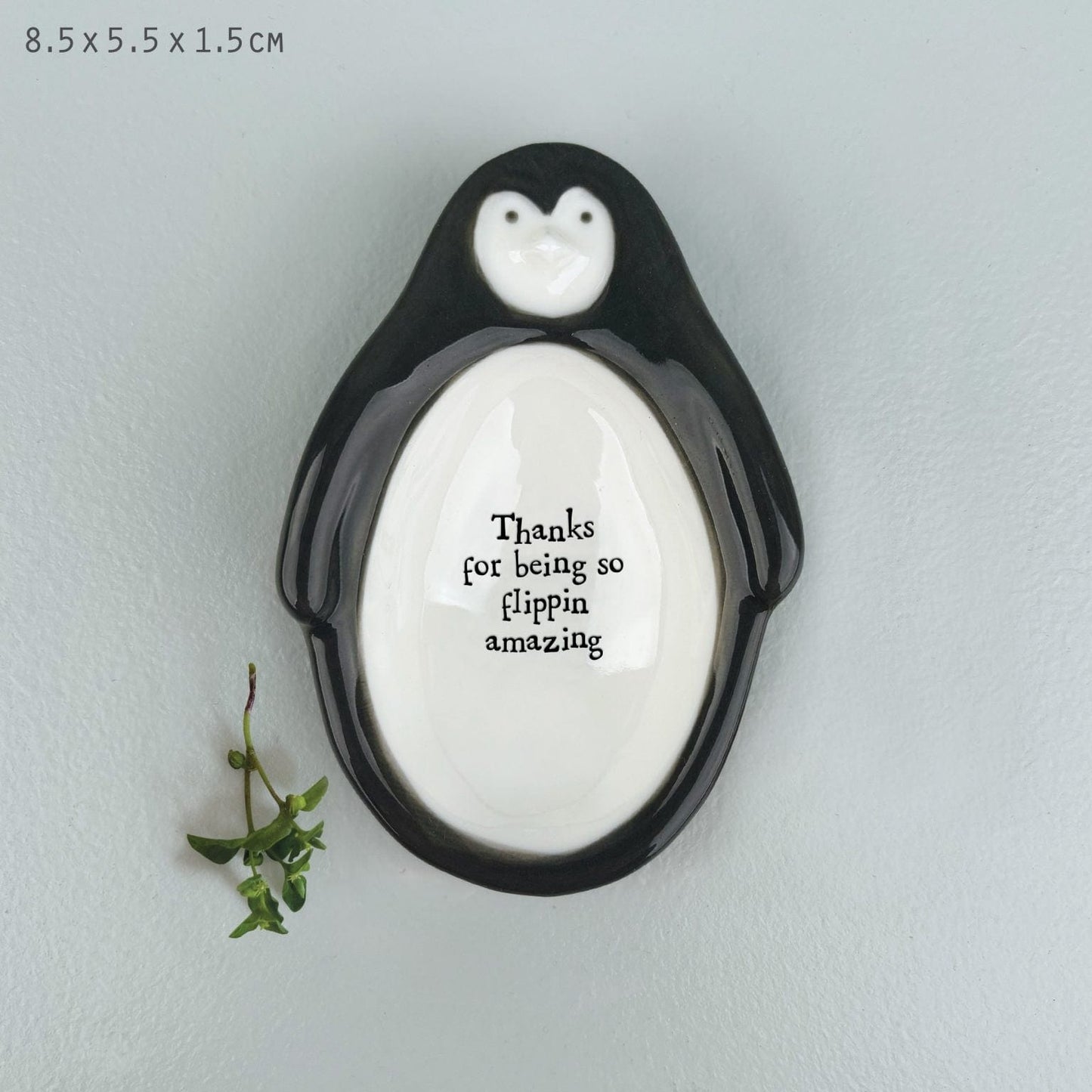 East of India Homewares East of India Flat Dish Penguin