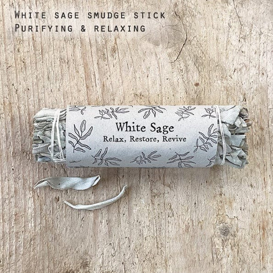 East of India Homewares East of India Natural White Sage Smudge