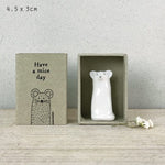 East of India Homewares East of India Tall Matchbox Mouse
