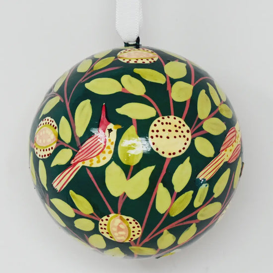 Fair Trade Bird Bauble- Green - Precious Sparkle