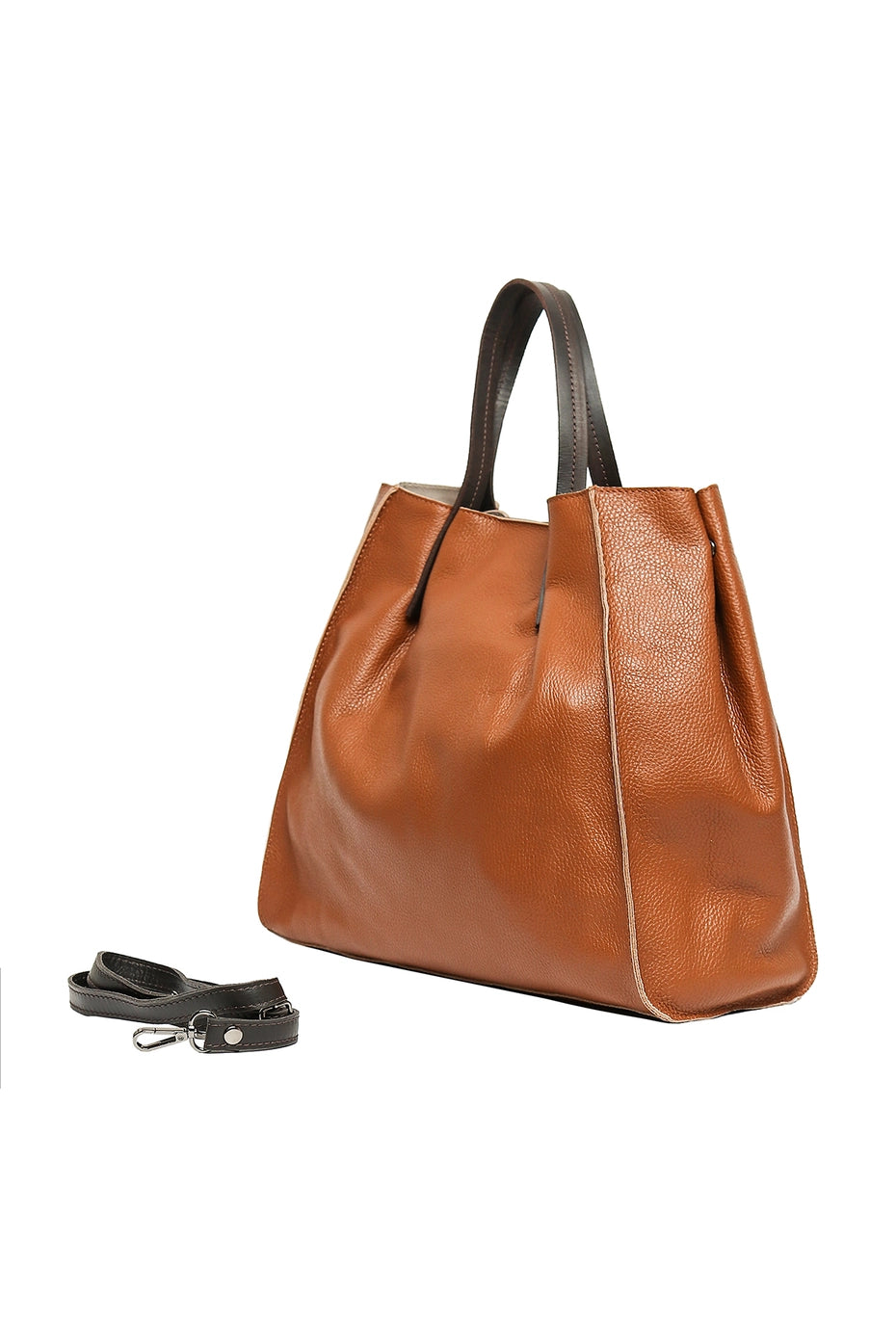 Cherry Paris Ethel Bag Cognac