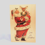 Five Dollar Shake Cards Santa Love For Christmas Card