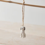 Gainsborough Giftware Homewares Porcelain Dog Hanging Decoration