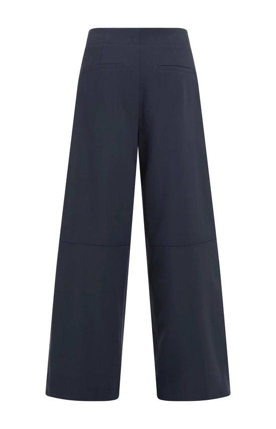 YAYA  High Waist Trousers with Side Stripes