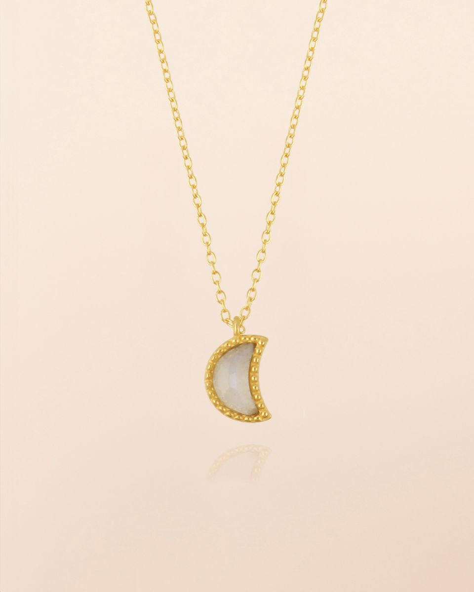 muja juma Lynx 45cm Necklace Moonstone - Precious Sparkle
