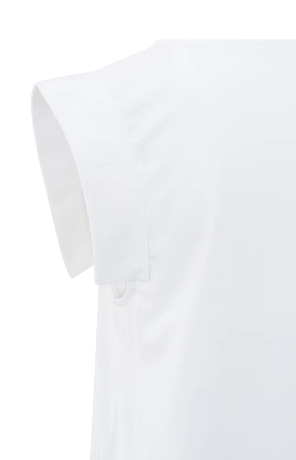 YAYA Jersey Top Fixed Turn Up Sleeves