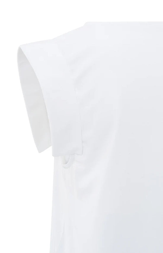YAYA Jersey Top Fixed Turn Up Sleeves