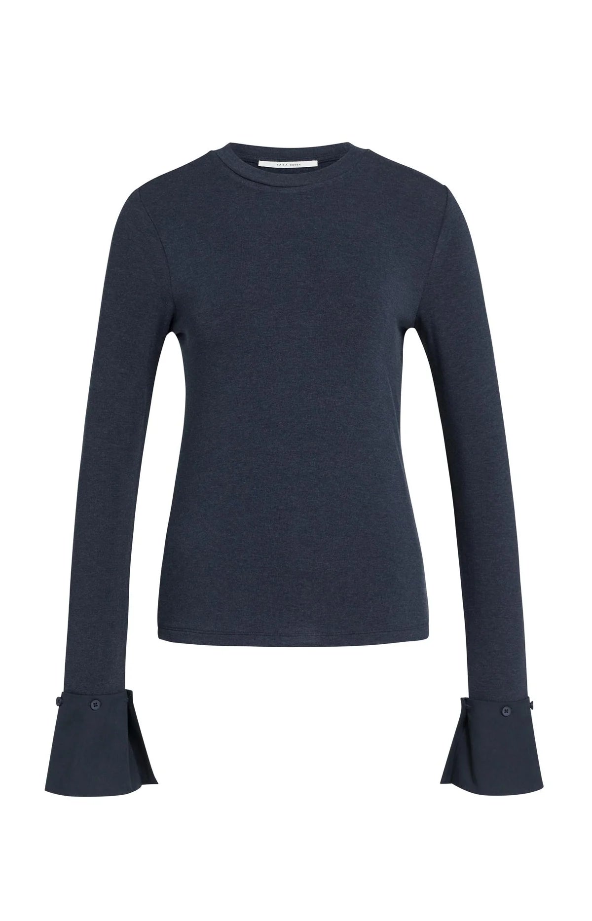 Yaya Jersey Top with Removable Cuffs
