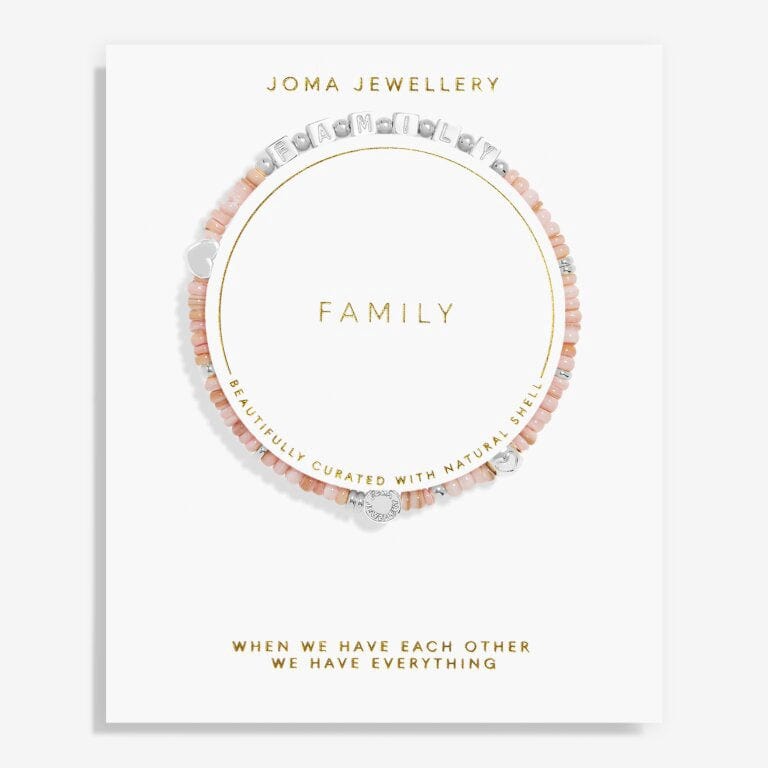 Joma Jewellery Jewellery Joma Jewellery Happy Little Moments 'Family' Braceley