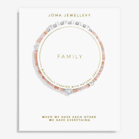 Joma Jewellery Jewellery Joma Jewellery Happy Little Moments 'Family' Braceley