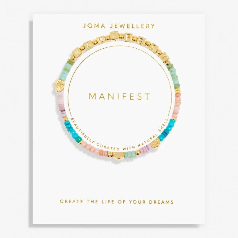 Joma Jewellery Jewellery Joma Jewellery Happy Little Moments 'Manifest' Bracelet