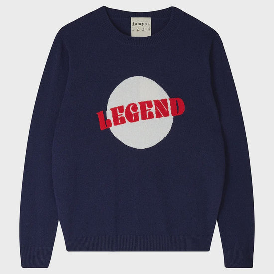 Jumper 1234 Fashion Jumper 1234 Cashmere Legend Boyfriend in Navy