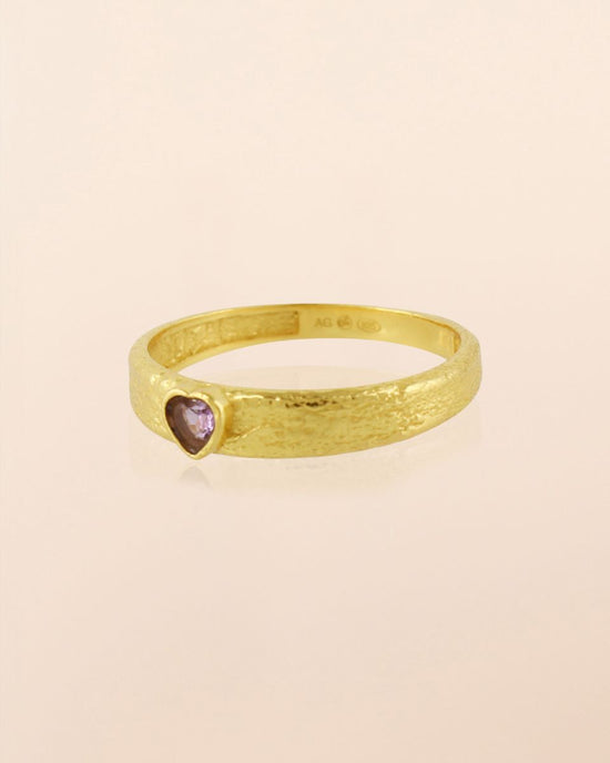 muja juma Thebe Ring Amethyst - Precious Sparkle