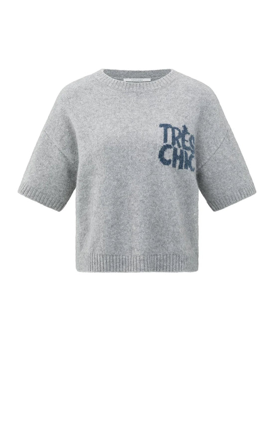 YAYA Short Sleeve Jumper Tres Chic