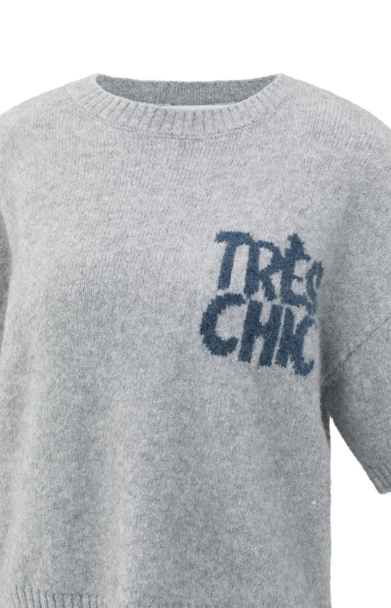 YAYA Short Sleeve Jumper Tres Chic