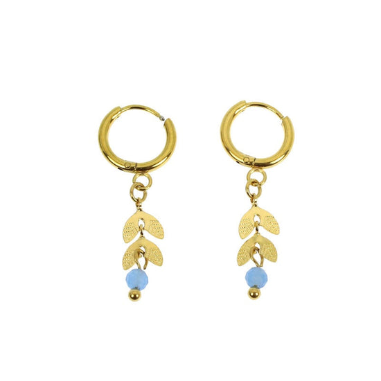 Les Cleias Jewellery Les Cleias Alys M Earrings Blue