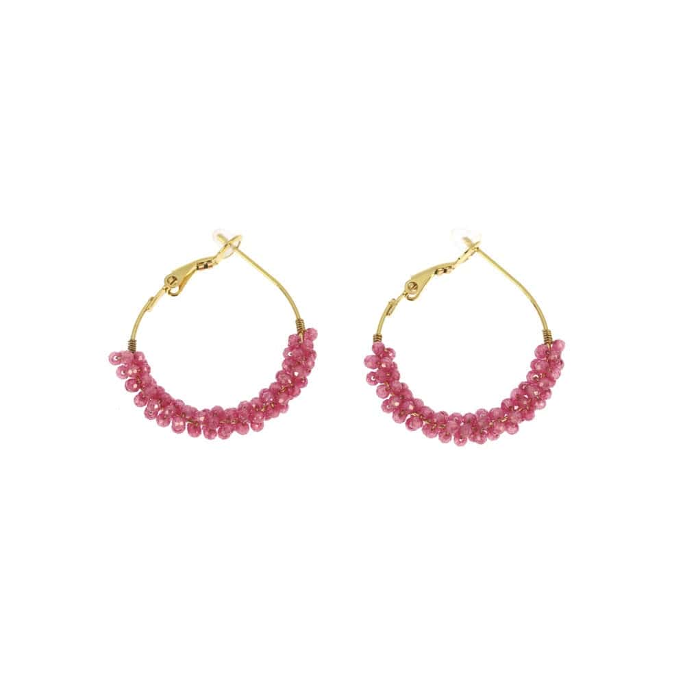 Les Cleias Jewellery Les Cleias Carole Pink Earrings