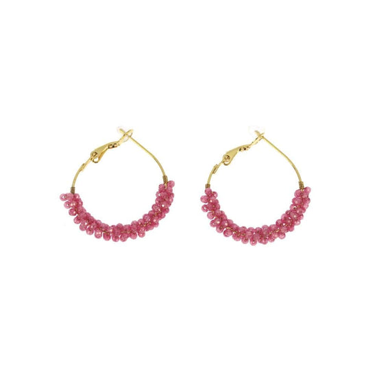 Les Cleias Jewellery Les Cleias Carole Pink Earrings