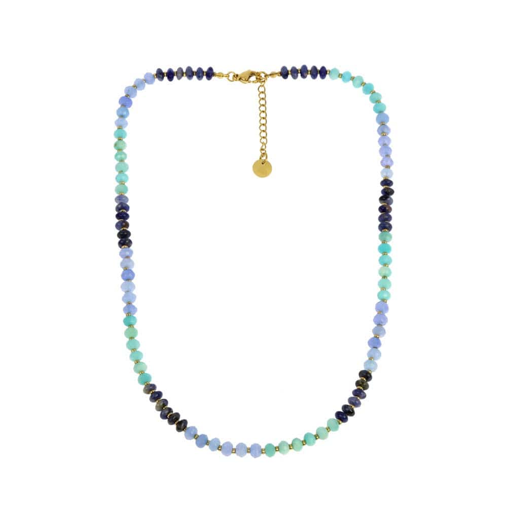 Les Cleias Jewellery Les Cleias Ida Necklace Blue