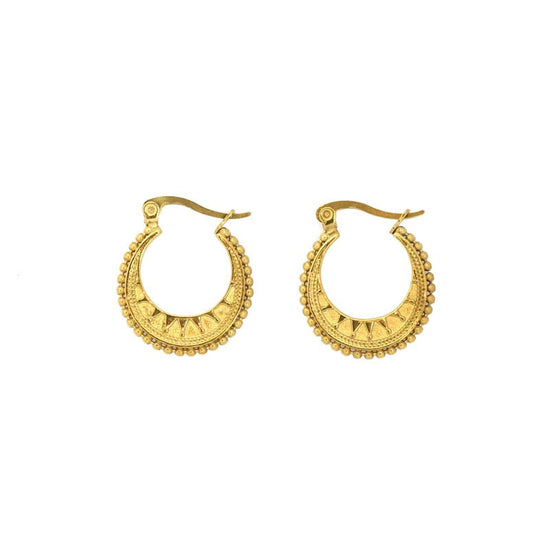 Les Cleias Jewellery Les Cleias Rita Golden Earrings