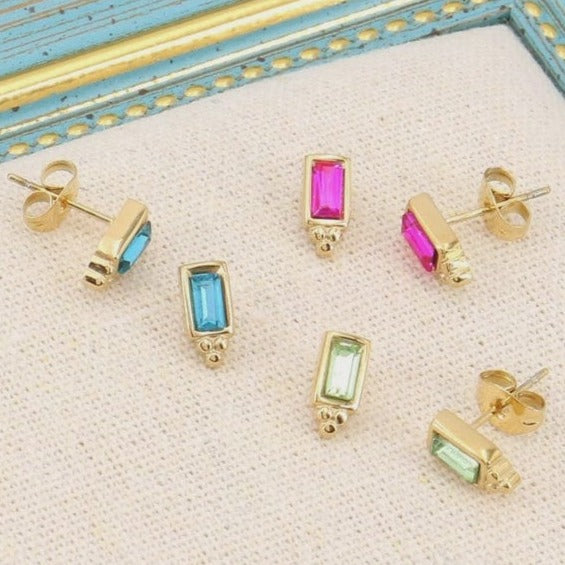 Lilas de Seine Jewellery Lilas de Seine Rhinestone Talisman Earrings