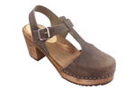 Lotta From Stockholm Accessories Lotta From Stockholm Highwood T-Bar Clogs Taupe