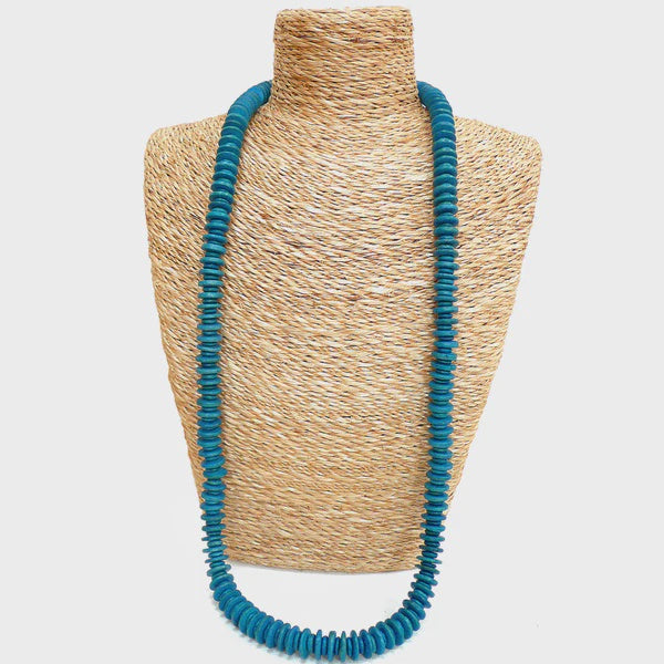 Lotusfeet Jewellery Lotusfeet Alternate Rope Necklace Denim Blue
