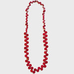 Lotusfeet Jewellery Lotusfeet Long Half Coco Necklace Red