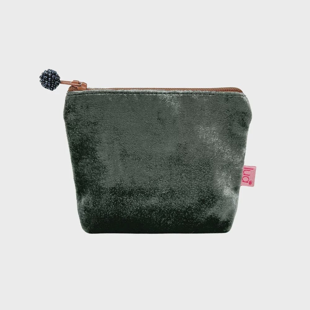 Lua Accessories Dark Sage Lua Velvet Mini Purse/Pouch (many colours)