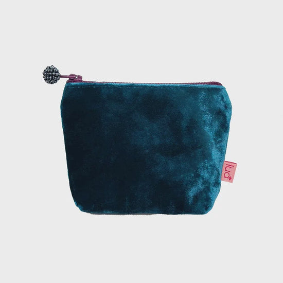 Lua Accessories Dark Turquoise Lua Velvet Mini Purse/Pouch (many colours)