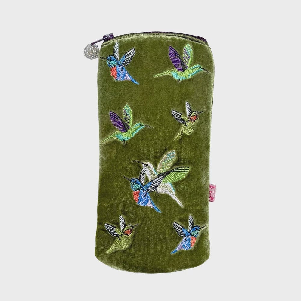 Lua Accessories Lua Hummingbird Glasses Case OIive