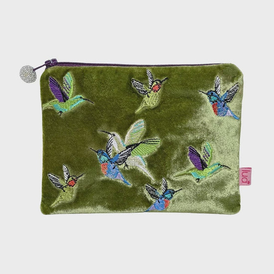 Lua Accessories Lua Hummingbird Purse Olive