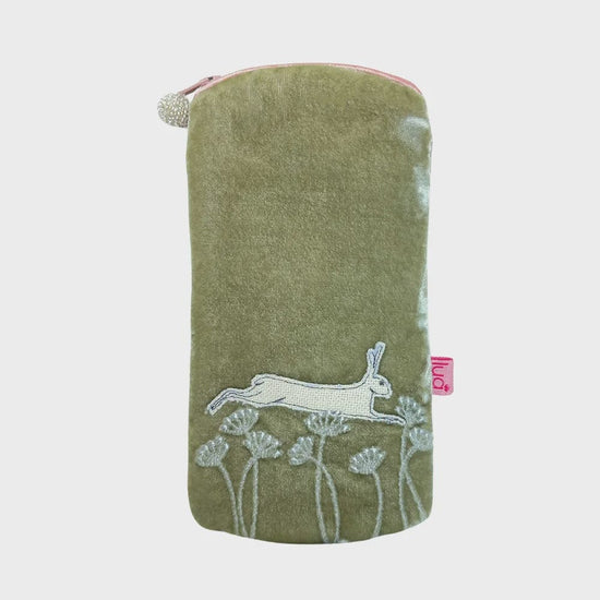 Lua Accessories Lua Leaping Hare Glasses Case