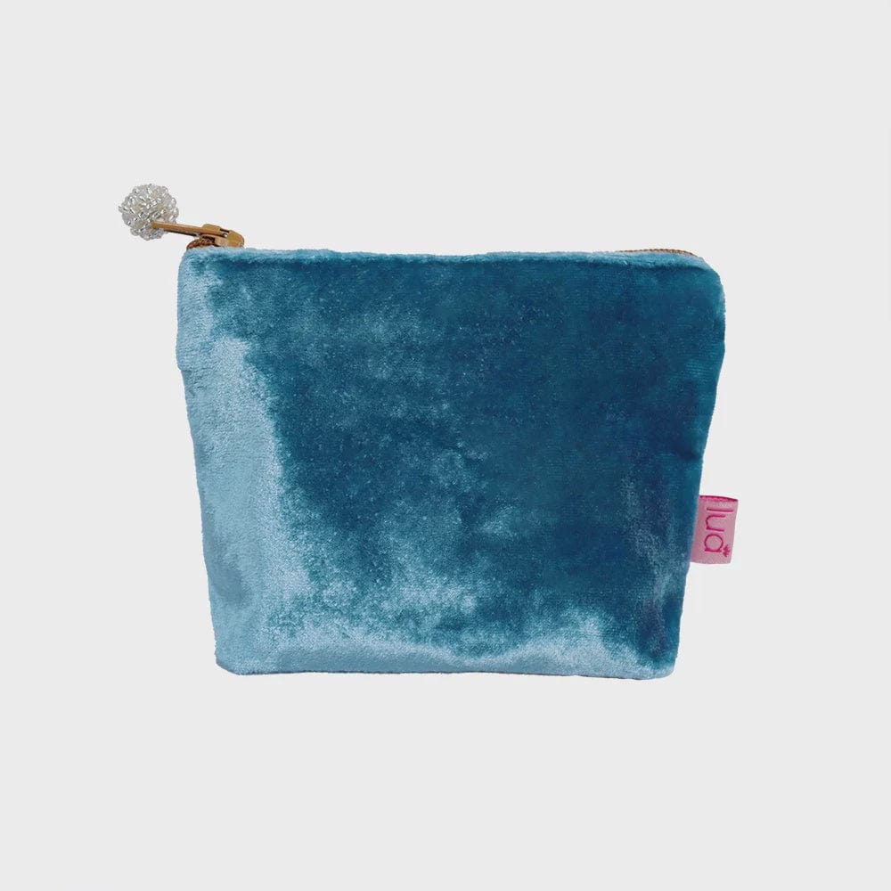 Lua Accessories Teal Blue Lua Velvet Mini Purse/Pouch (many colours)